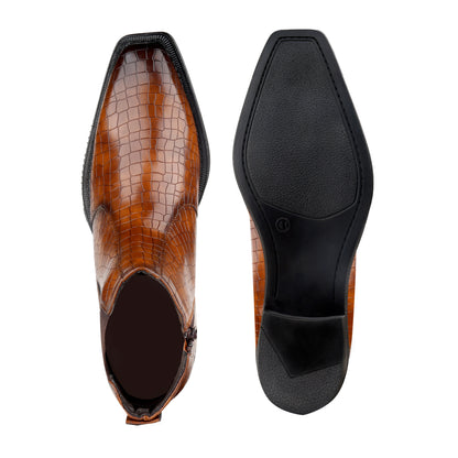 Men’s 2 Inch Heel Height Boots – Stylish Elevation with Comfort