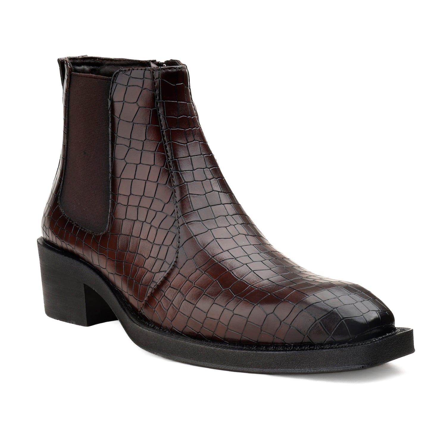 Men’s 2 Inch Heel Height Boots – Stylish Elevation with Comfort