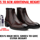 Men’s 2 Inch Heel Height Boots – Stylish Elevation with Comfort