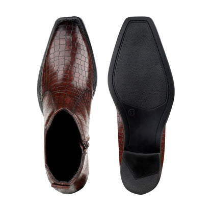 Men’s 2 Inch Heel Height Boots – Stylish Elevation with Comfort