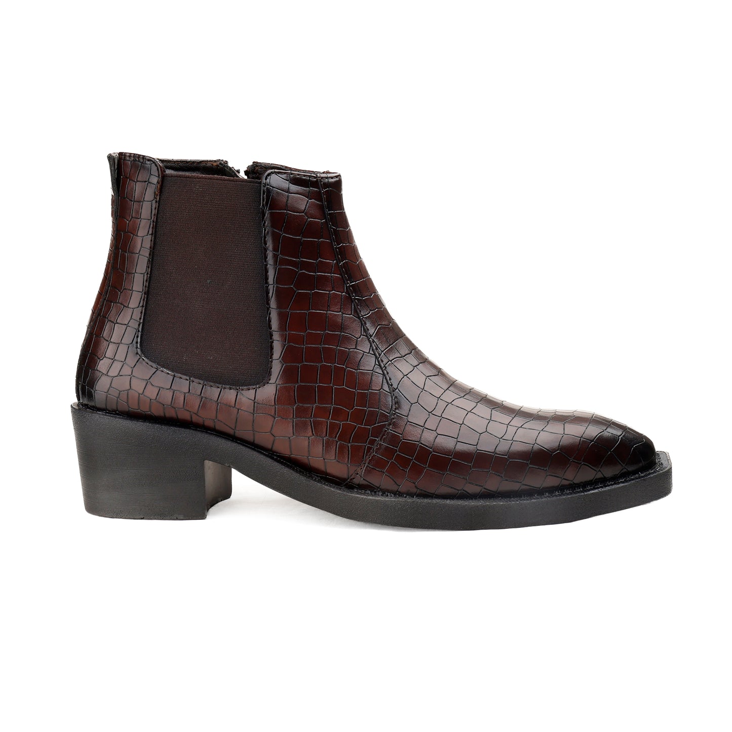 Men’s 2 Inch Heel Height Boots – Stylish Elevation with Comfort