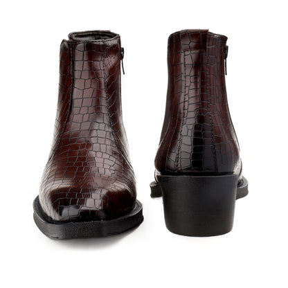 Men’s 2 Inch Heel Height Boots – Stylish Elevation with Comfort