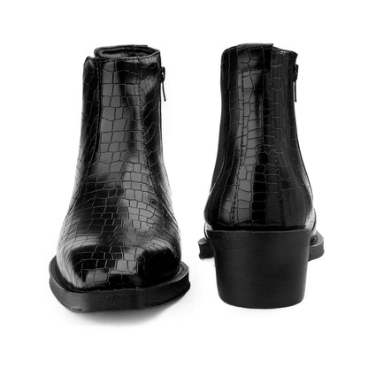 Men’s 2 Inch Heel Height Boots – Stylish Elevation with Comfort