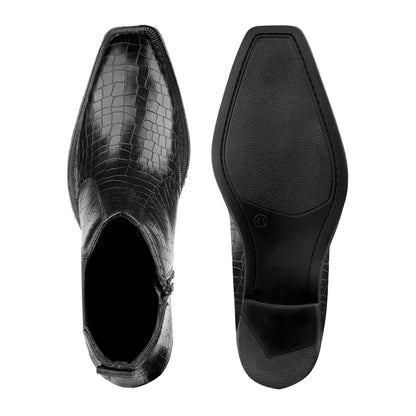 Men’s 2 Inch Heel Height Boots – Stylish Elevation with Comfort