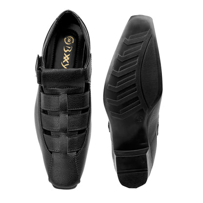 Bxxy Men's 2 inch Height Increasing Formal Roman Sandals