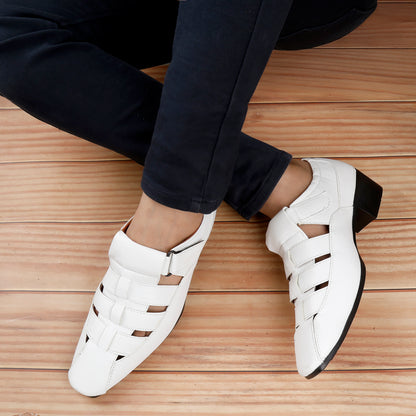 Bxxy Men's 2 inch Height Increasing Formal Roman Sandals