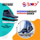 Bxxy's Men 3 Inch Hidden Height Increasing/Elevator Casual Lace-up Outdoor Sneaker Boot
