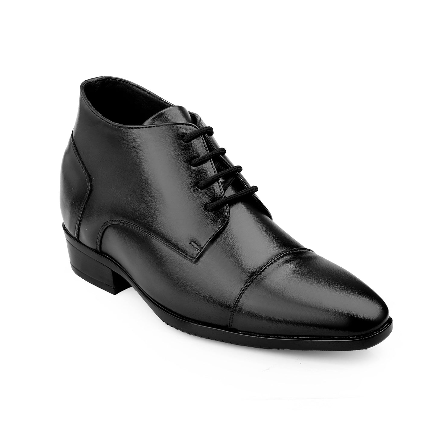 Men's Elevator Dress Shoes – 3.5 Inch (9CM) Height Increase - Black