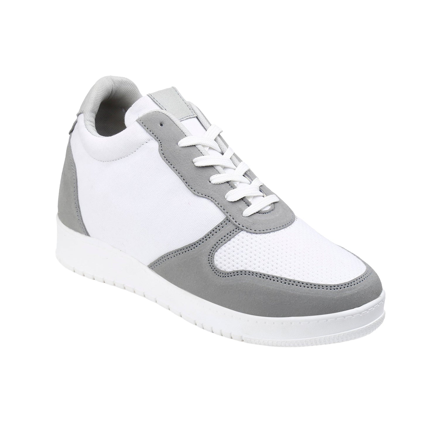 Men's 3 Inch Hidden Height Increasing Shoes - White
