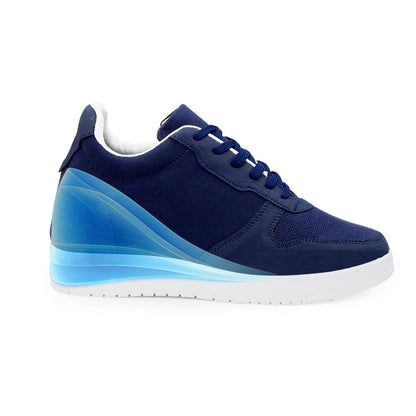 Men's 3 Inch Hidden Height Increasing Shoes - Blue