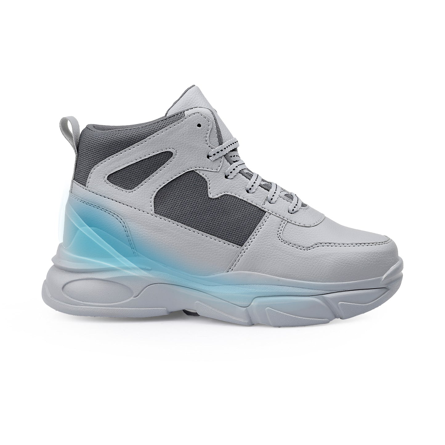 Men’s Hidden Height Shoes, 3 Inch Elevator Sneakers for Everyday Confidence - Gray