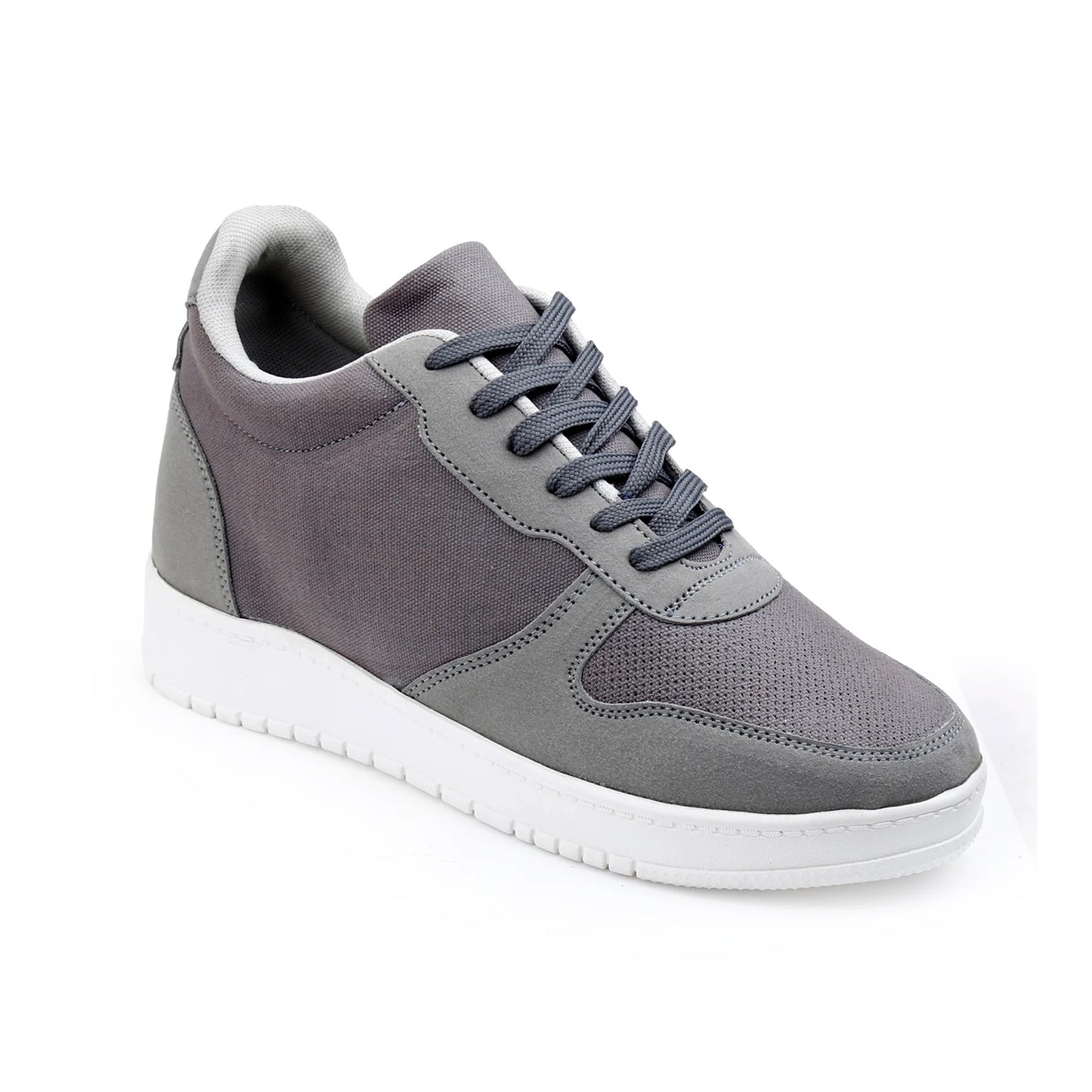 Men's 3 Inch Hidden Height Increasing Shoes - Gray