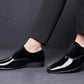 Men's Vegan Leather Lace-up Wedding Wear Shoes