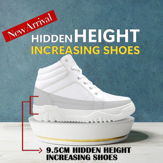 BXXY Height Increasing Boots for Men Comfirtable Wear Lift of 9.5 CM