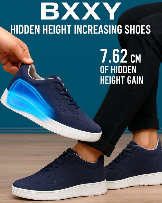 Men's 3-Inch Lift Casual Sporty Sneakers