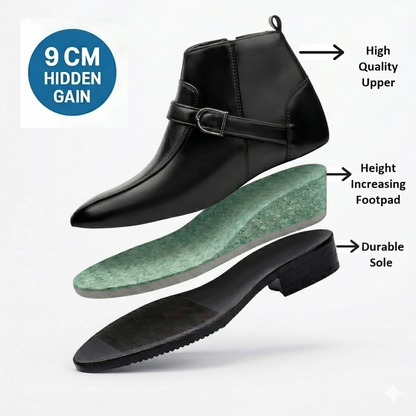 BXXY Elite Hidden Lift Boots Luxury Formal Collection
