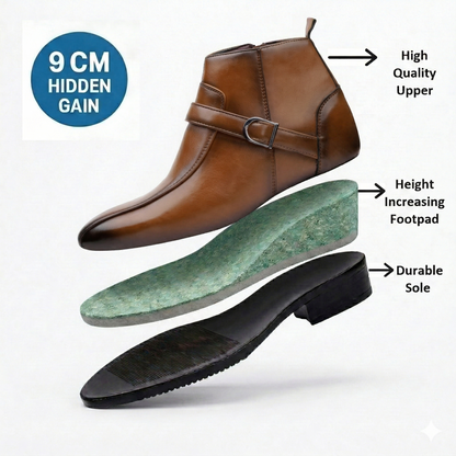 BXXY Elite Hidden Lift Boots Luxury Formal Collection