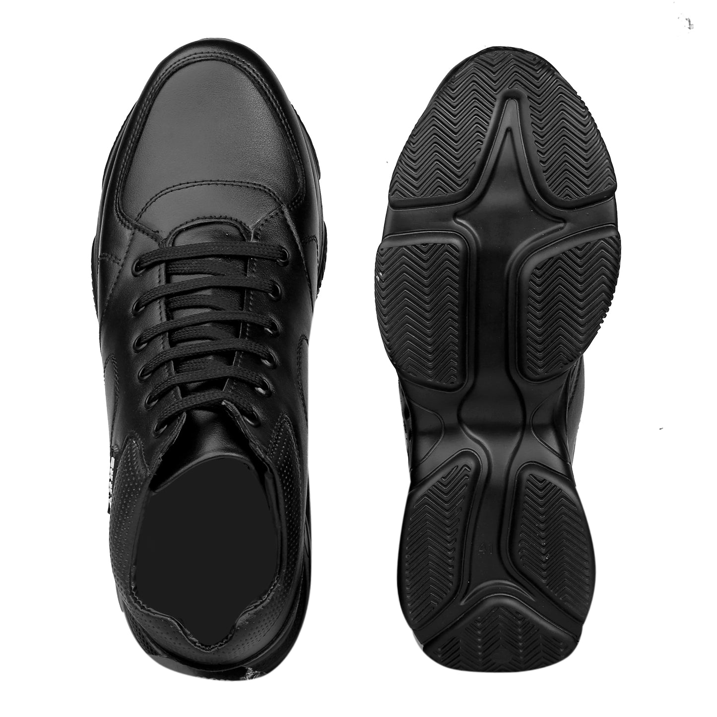 Lace-Up Boots Black -  3 Inches (7.62CM)