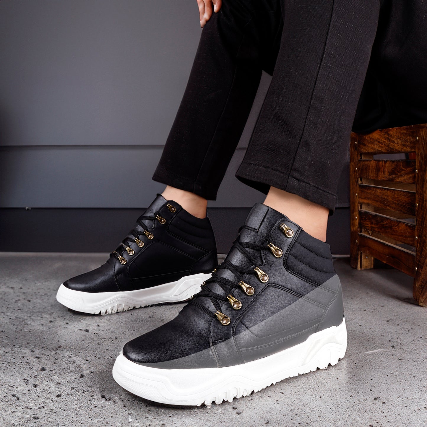 Men's 3.74 (9.5CM) Inches Hidden Height Increasing Shoes