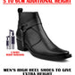Stylish 2 Inches Heel Height Elevator Boots for Extra Confidence