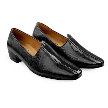 Men's 2 Inch Height Increasing Traditional Wedding Wear Punjabi Jutti