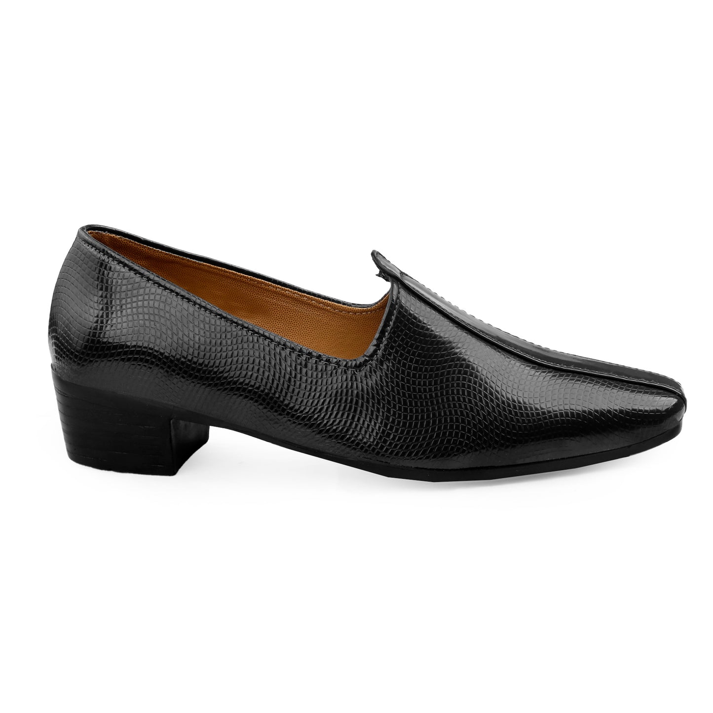 Men's 2 Inch Height Increasing Traditional Wedding Wear Punjabi Jutti