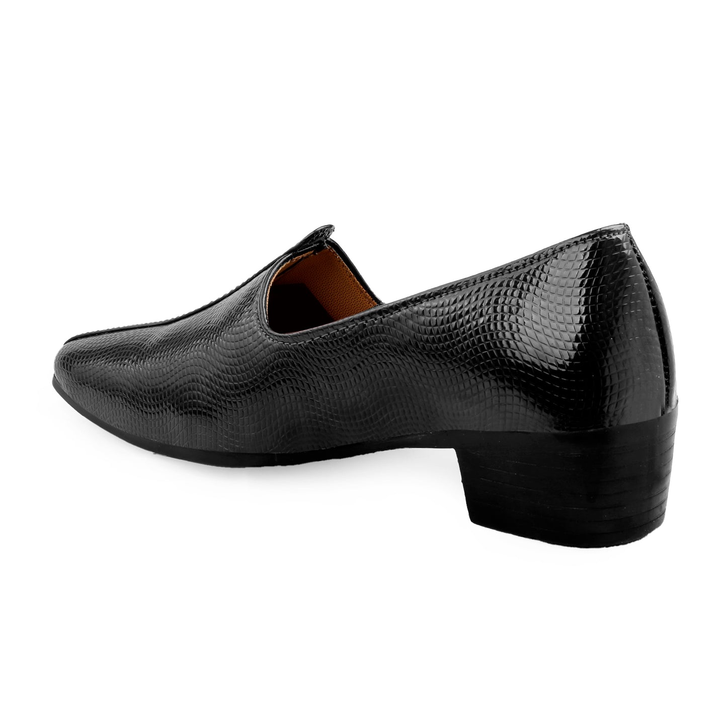 Men's 2 Inch Height Increasing Traditional Wedding Wear Punjabi Jutti
