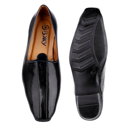 Men's 2 Inch Height Increasing Traditional Wedding Wear Punjabi Jutti