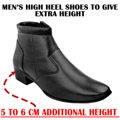 Bxxy Classic Formal Zipper Boots for Men