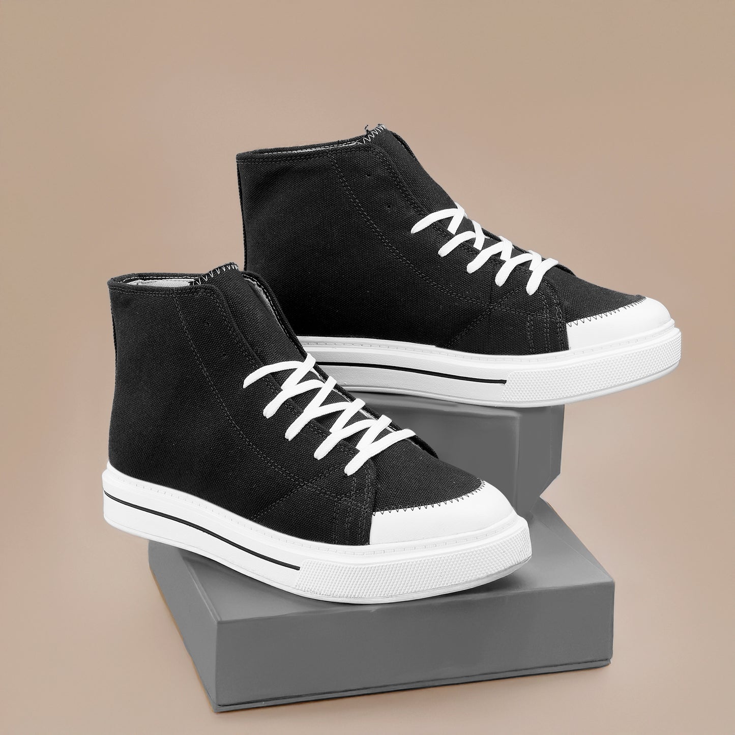 BXXY Premium Elevator Sneakers with 3 Inch Hidden Lift and Everyday Comfort