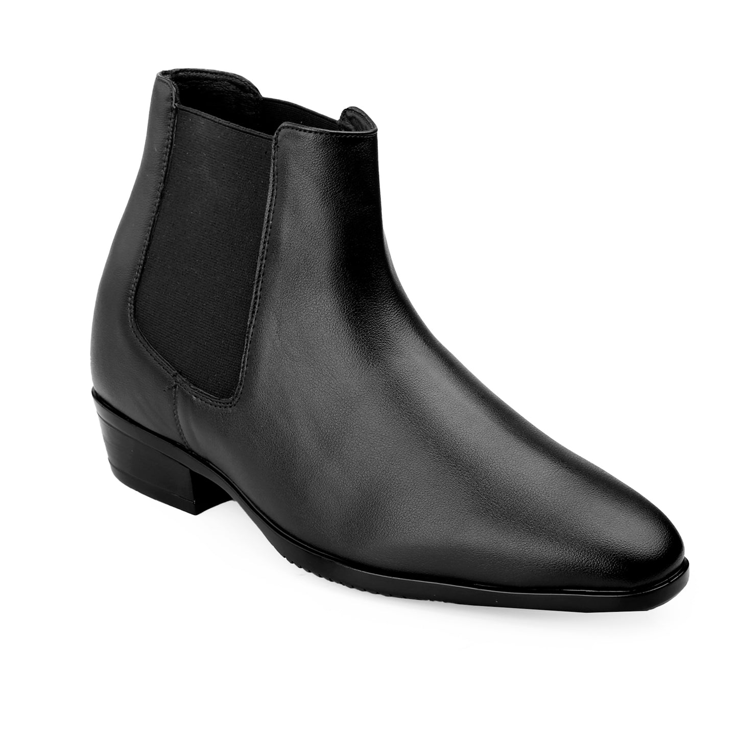 Men's Height Increasing Chelsea Boots – 3.5 Inch (9CM) Lift, Invisible Heel