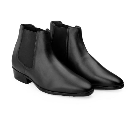 Height Boost Chelsea Boots for Men –3.5 Inch (9CM) Concealed Lift