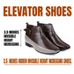 BXXY 3.5 Inch Height Increasing Formal and Casual Pu Leather Derby Boots for All Ocassions