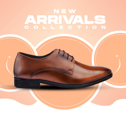 Bxxy's Faux Leather Work wear Lace-up Formal Shoes for Men
