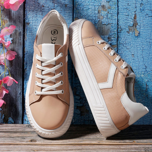 Trendy Women's New Casual Sneaker Lace up Shoes