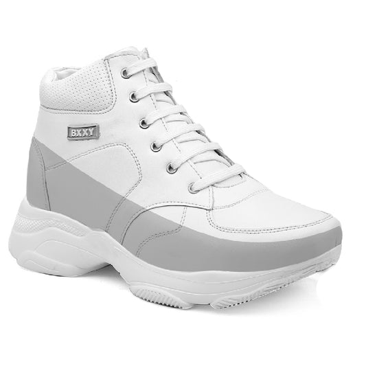 Men's 3 Inches (7.62CM) Hidden Height Boost Lace-Up Boots – Stylish, Comfortable & Discreet Elevator Footwear