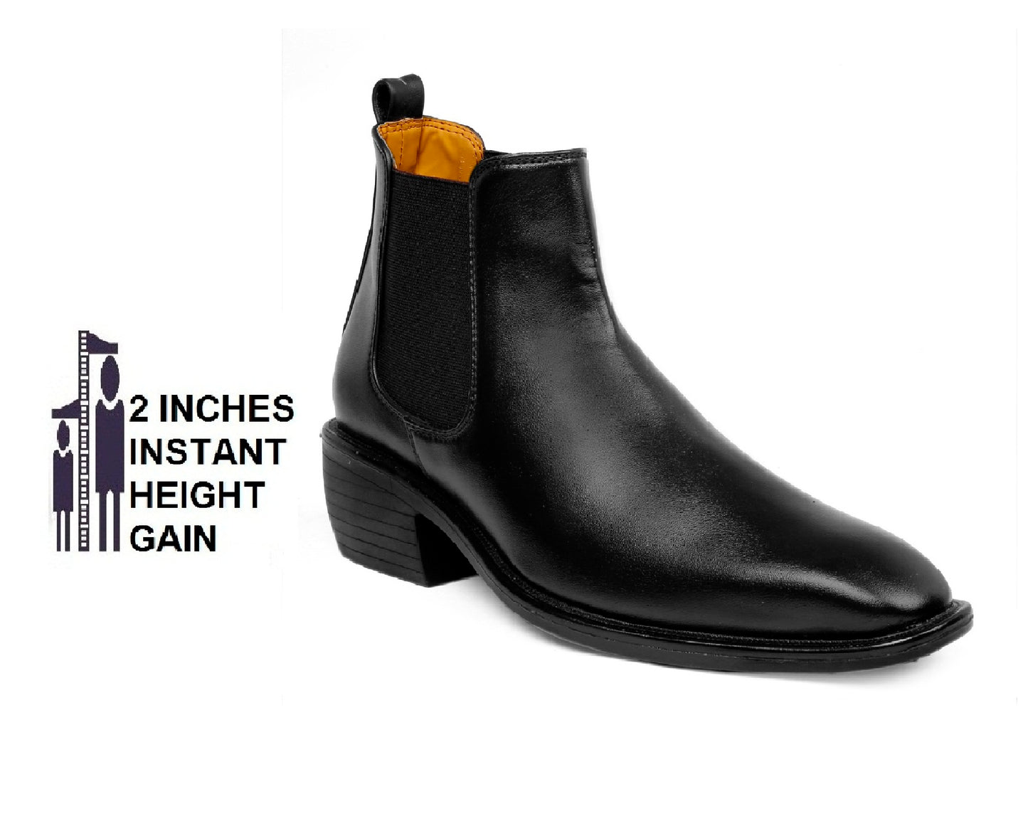 Men's 3 Inch Hidden Height Increasing Trendiest Boots