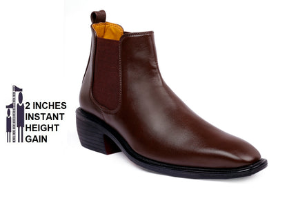 Men's 2 Inch Hidden Height Increasing Trendiest Boots