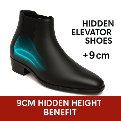 BXXY Elevator Boots for Men Hidden Height Gain upto 3.5 Inch