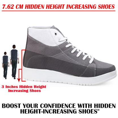 BXXY Modern High Top Sneakers for Men Comfortable Everyday Wear