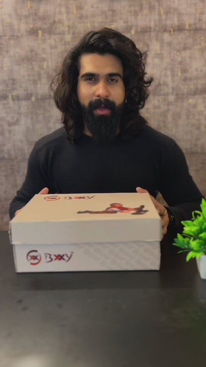 BXXY 9 cm (3.5 Inch) Hidden Height Increasing Formal Derby Boots for Men