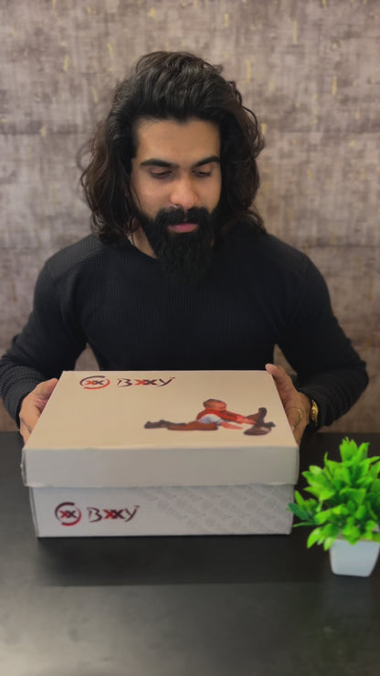 BXXY 9 cm (3.5 Inch) Hidden Height Increasing Lace-Up Derby Shoes