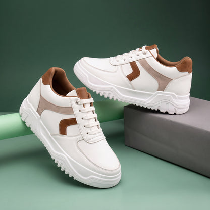BXXY Fashion Elevator Sneakers for Men 9CM Height Boost with Everyday Comfort