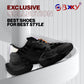 BXXY Mesh Material Casual Sports, Running Lace-Up Eva Shoes for Men
