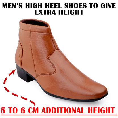 Bxxy Classic Formal Zipper Boots for Men