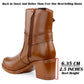 Elegant Black Vegan Ankle Zipper Boots for Women