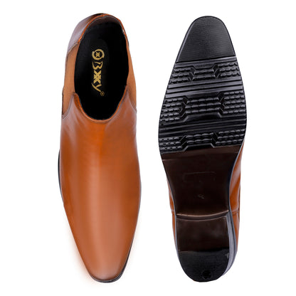 Chelsea Boots Tan – 3.5 inches (9CM)