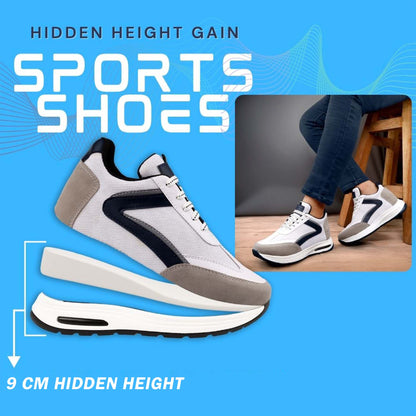 Bxxy Mens 9cm Height Increasing Sports Shoes Hidden Elevator Boost