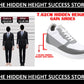 Men's 3 Inch Hidden Height Increasing Shoes