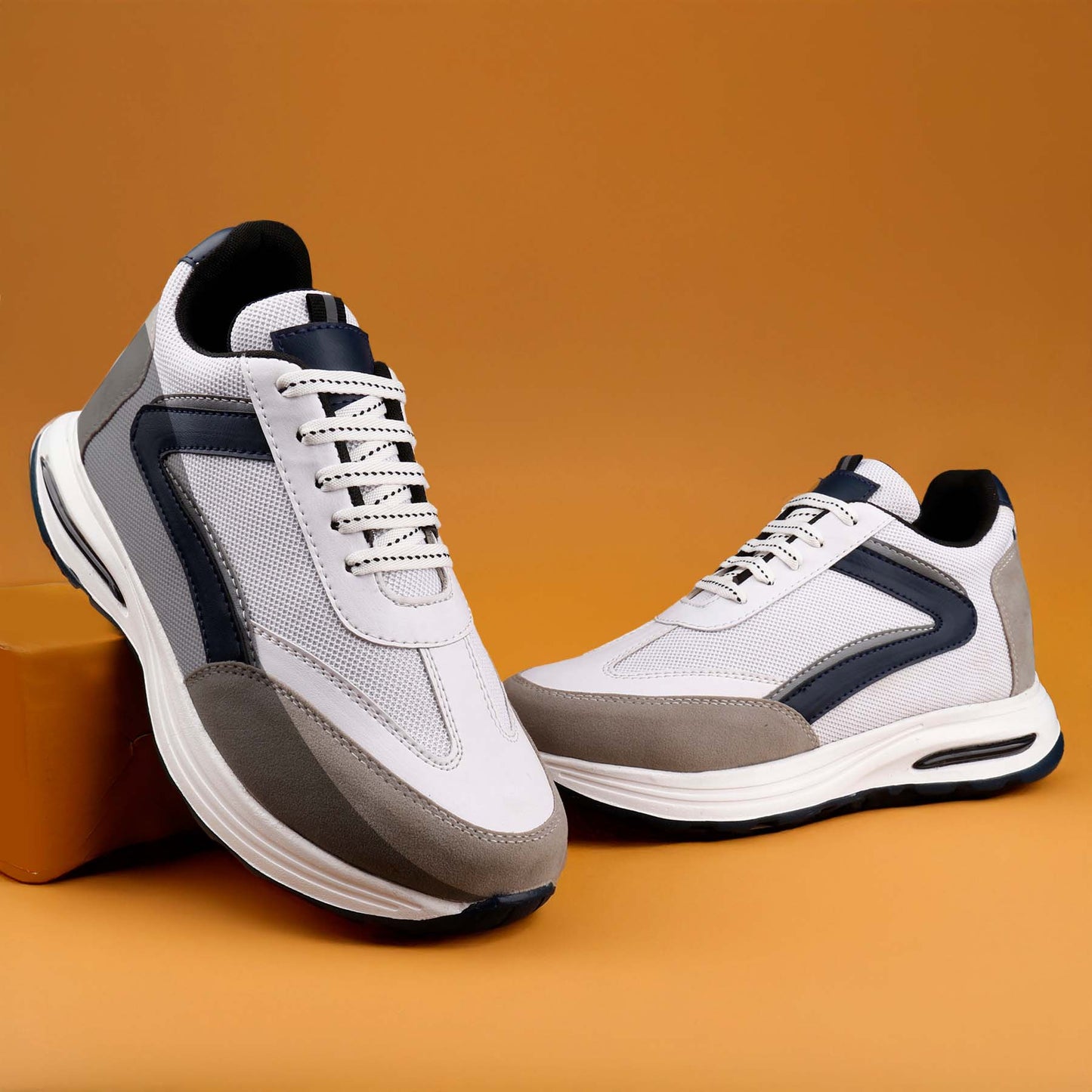 Bxxy Mens 9cm Height Increasing Sports Shoes Hidden Elevator Boost